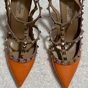 Valentino Rockstud Patent Leather Pumps